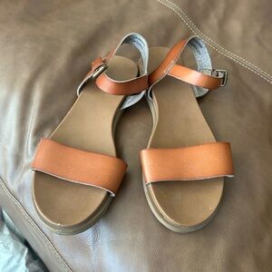 Target Tan Leather Flats